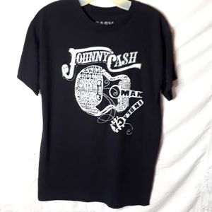 Johnny Cash official Cash black t-shirt Size M